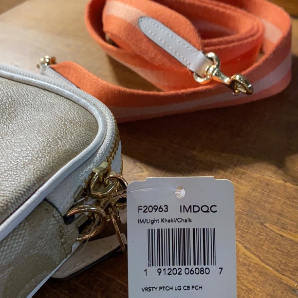 Coach Bunny & Stars Varsity Patch Crossbody Pouch - Picture 10 of 17